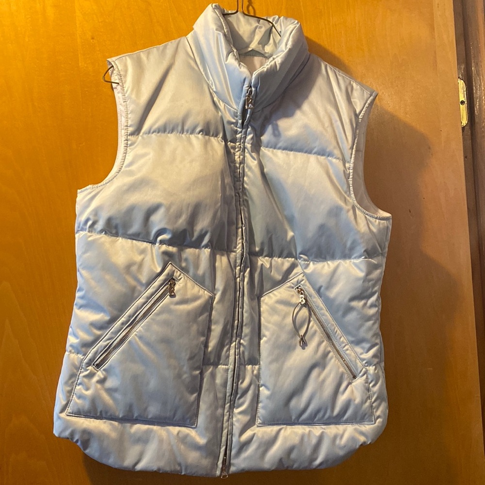 Bogner Down Vest. Size 8. Light Blue.
